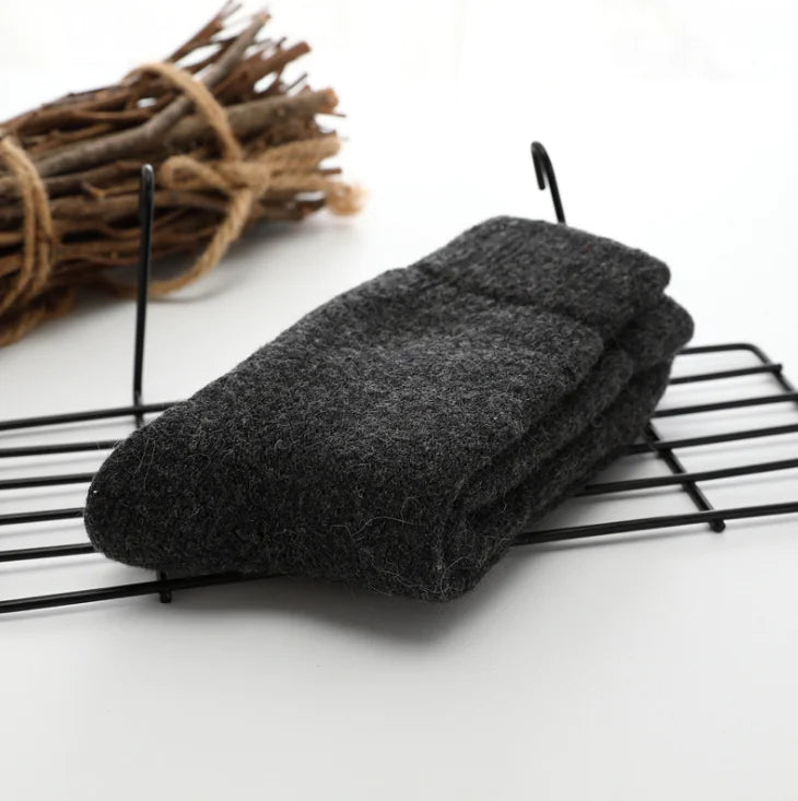 Luxury Wool Socks – Rabbit Hair Fleece & Cashmere Blend for Supreme Comfort