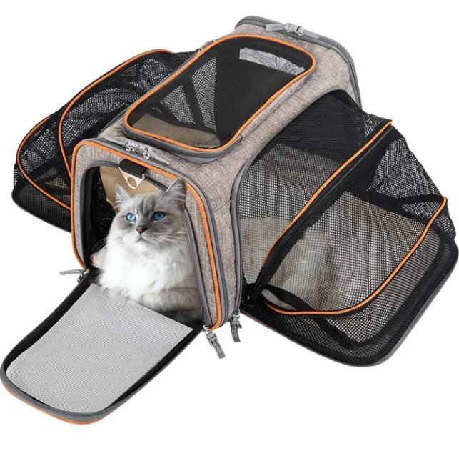 Foldable pet Carrier Bag for dogs or cats