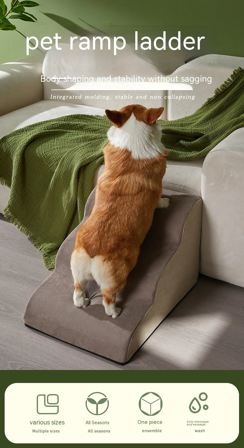 Pet stairs - Non-Slip Steps for Dogs & Cats - Pet Ladder