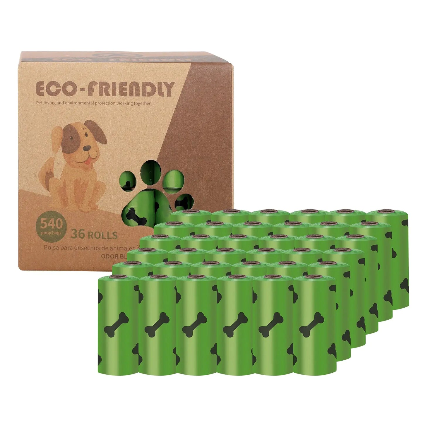 Bio-degradable Pet Waste Bags with Dispenser