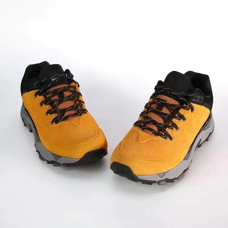 Men’s Rugged Outdoor Hiking Shoes – Waterproof, Suede, and Trail-Ready