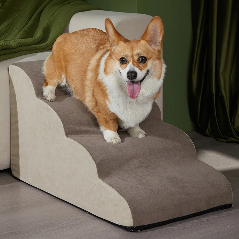 Pet stairs - Non-Slip Steps for Dogs & Cats - Pet Ladder