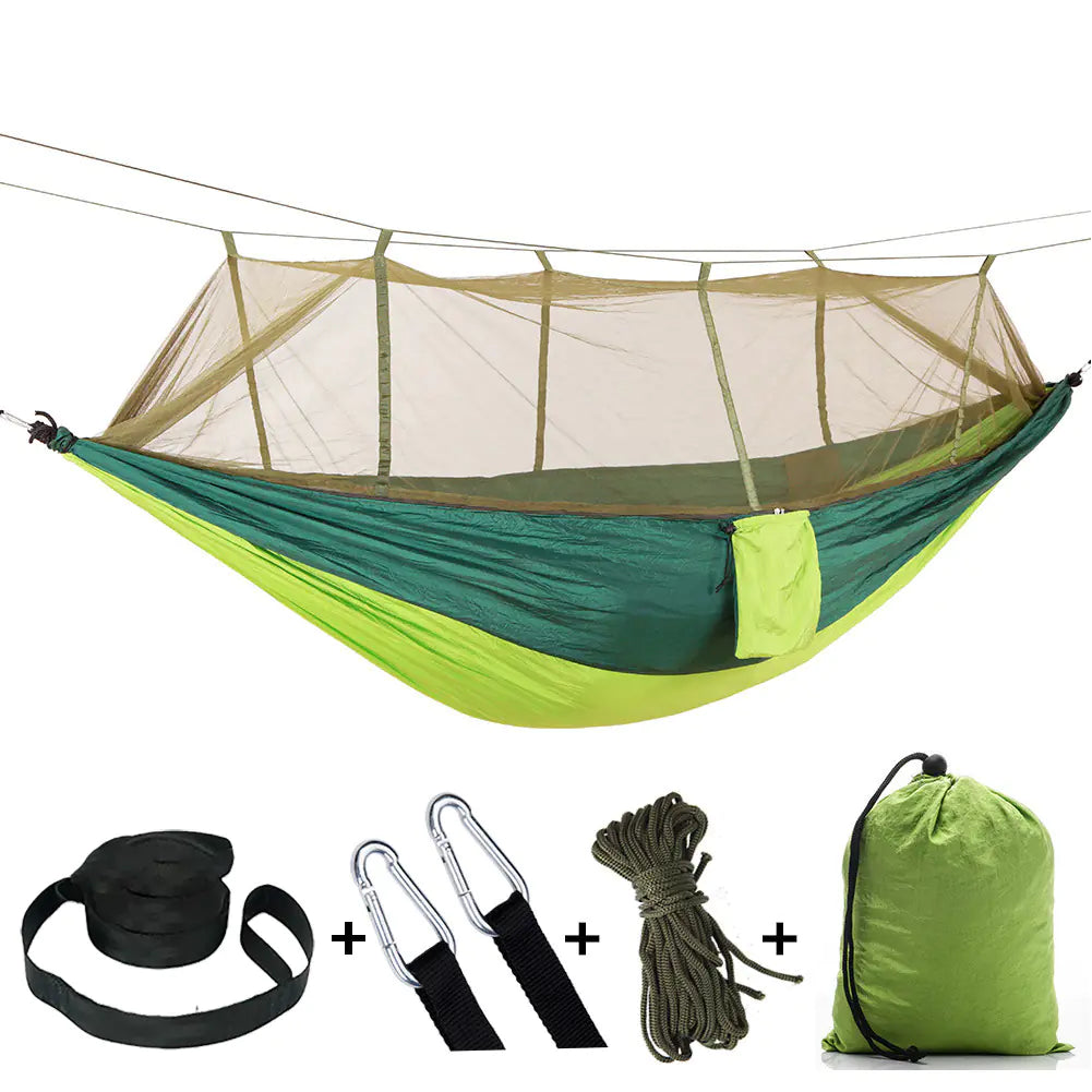 Mosquito Net Hammock -Straps & rope included! Lightweight Outdoor Hammock