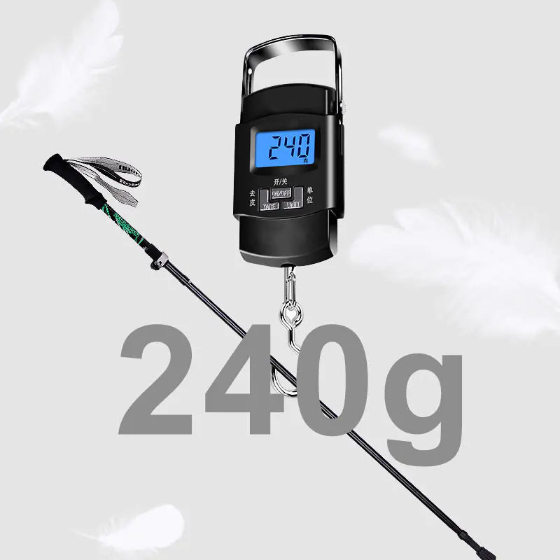 Ultra-Light Carbon Fiber Walking Pole - Telescopic Climbing Pole