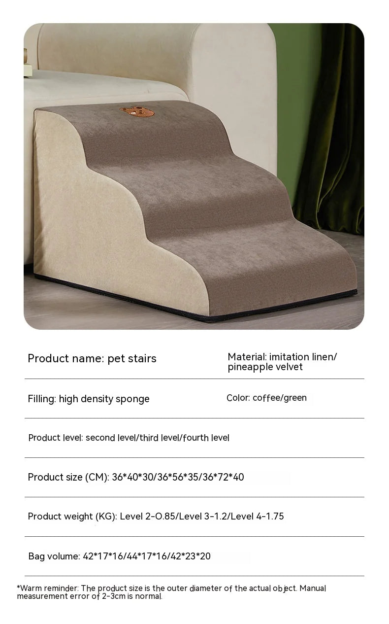 Pet stairs - Non-Slip Steps for Dogs & Cats - Pet Ladder