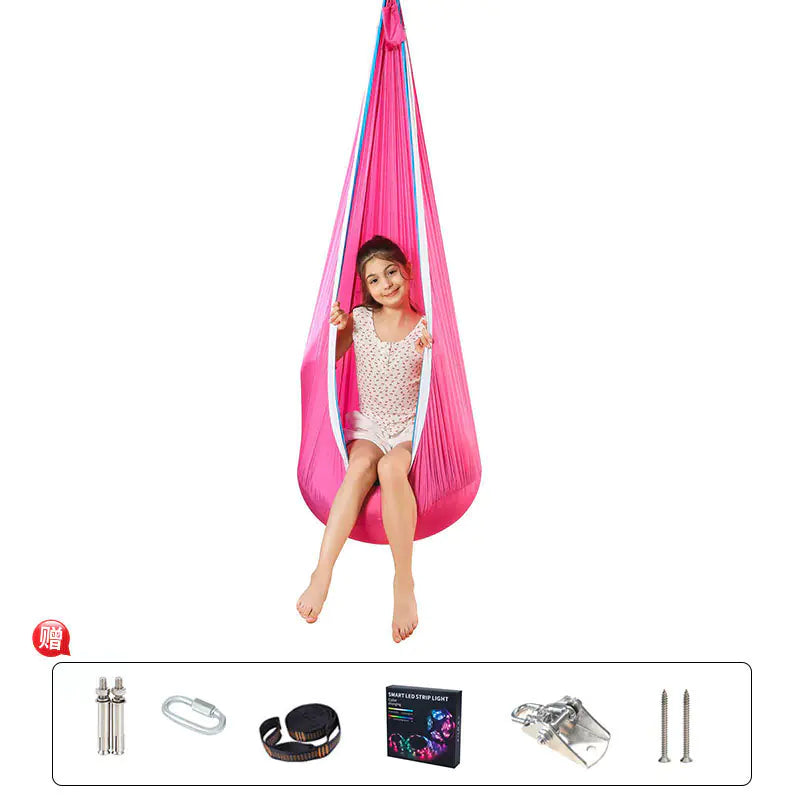 Hammock Chair Swing – Durable Hanging Chair with Cushions for Indoor & Outdoor Relaxation