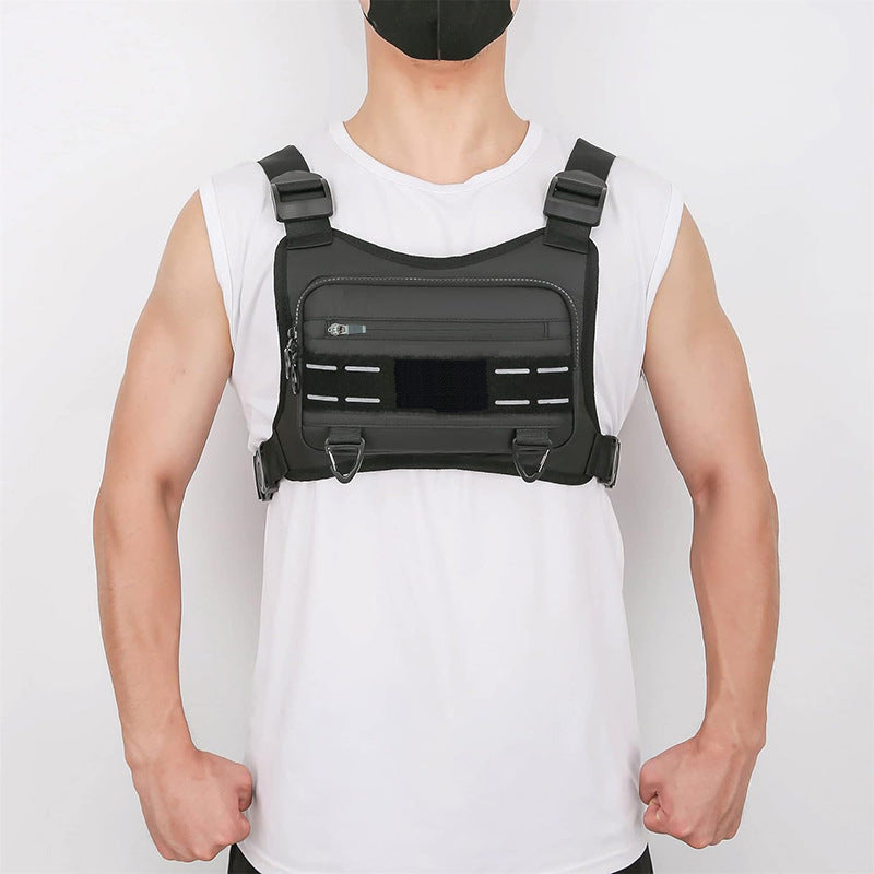 Chest Pack Outdoor Sports Backpack – Running, Hiking, Cycling, Boating & Travel