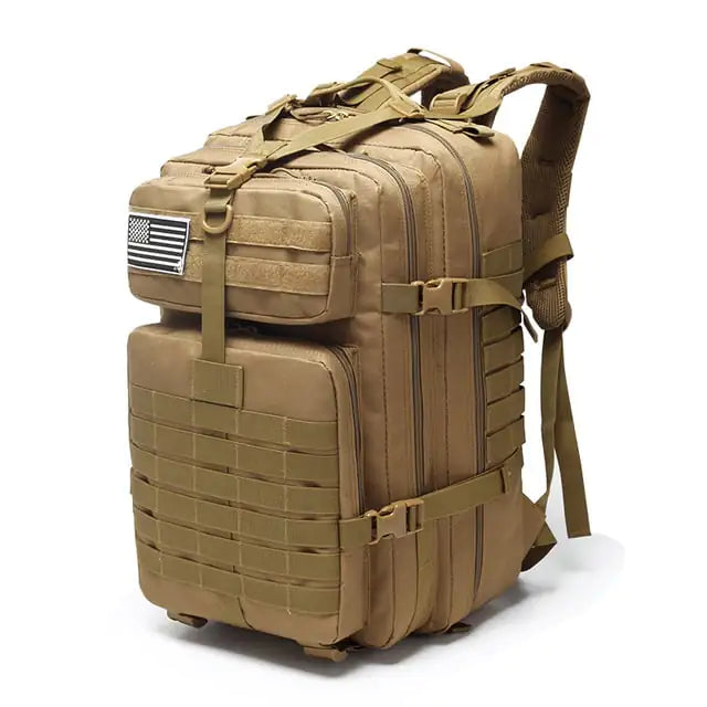 Tactical Assault Backpack – Military Grade 40L Rucksack Hydration Bladder Compartment