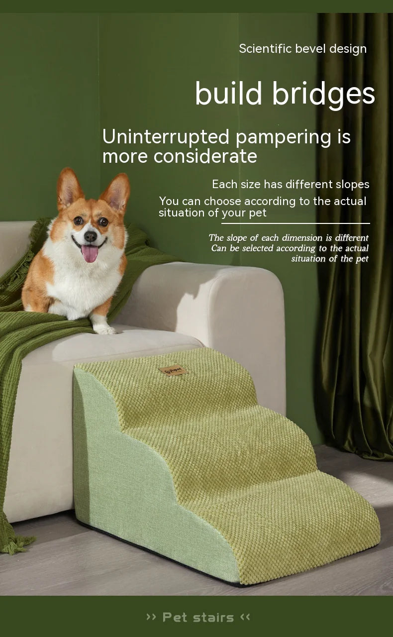 Pet stairs - Non-Slip Steps for Dogs & Cats - Pet Ladder