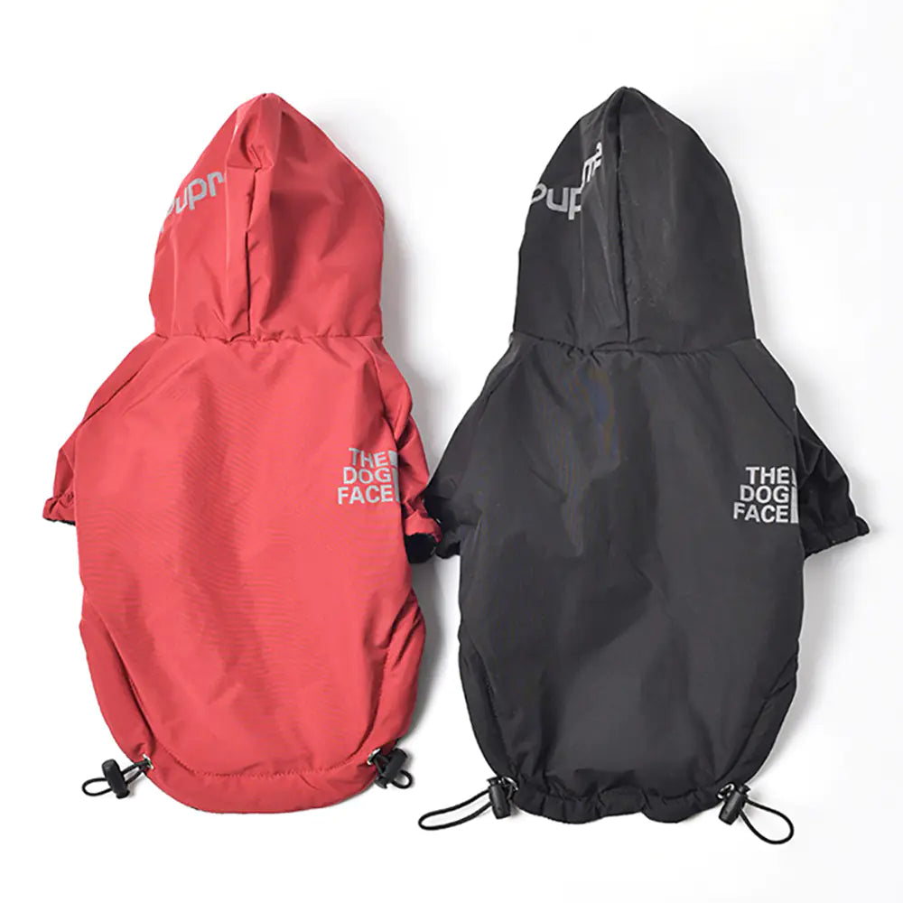 Premium Waterproof Fleece Dog Jacket – Insulated Hoodie