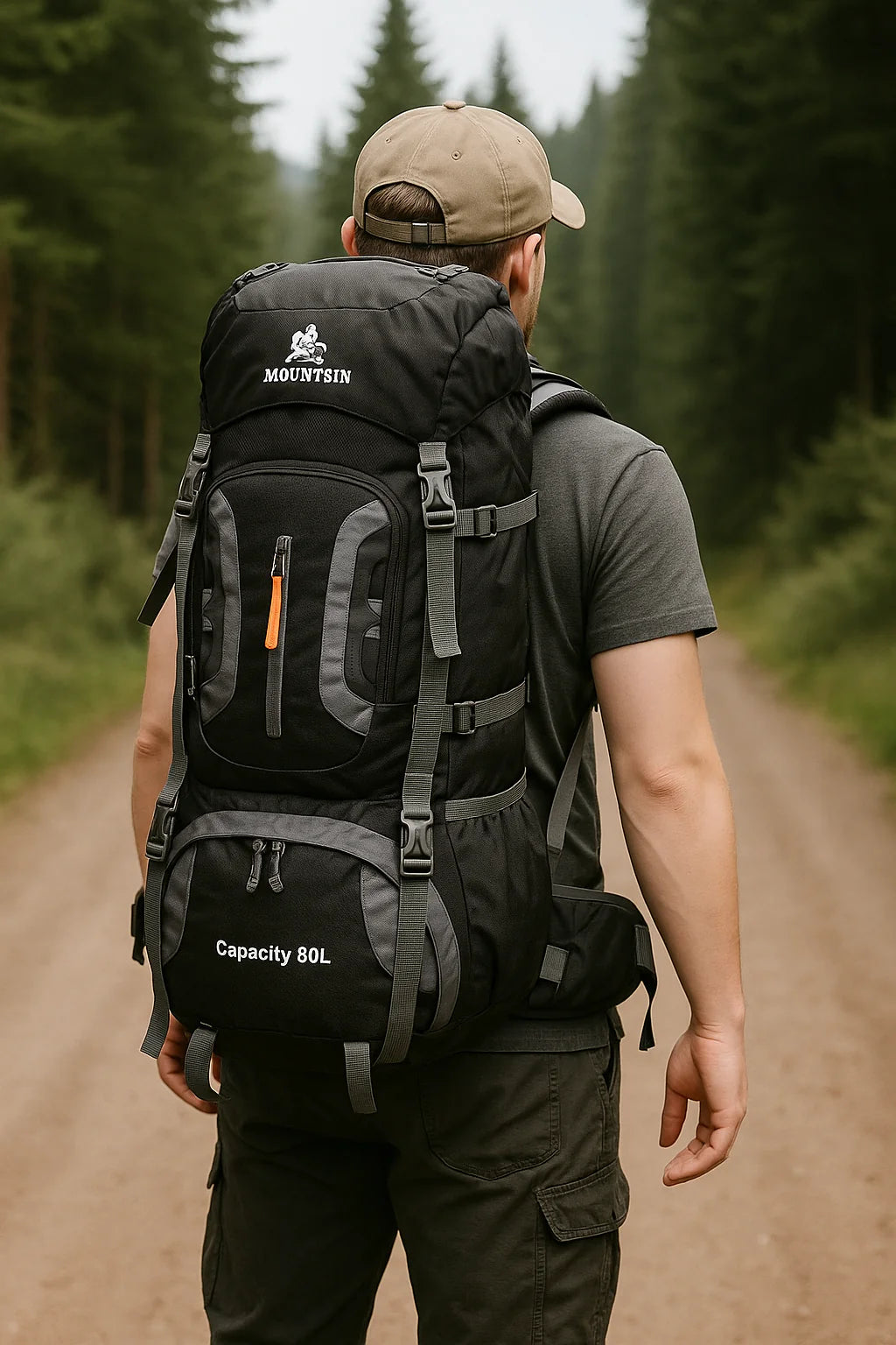 80L Waterproof Hiking Backpack | Rugged Outdoor Pack