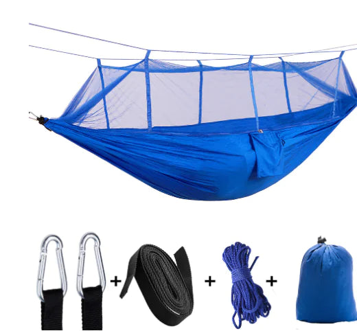 Mosquito Net Hammock -Straps & rope included! Lightweight Outdoor Hammock