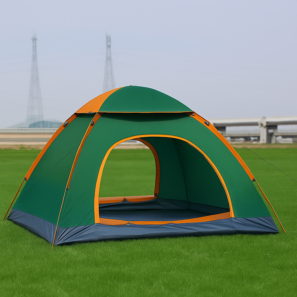 Automatic Pop-Up Camping Tent – Waterproof 2-3 Person Instant Setup Tent for Outdoor, Hiking, Backpacking & Beach