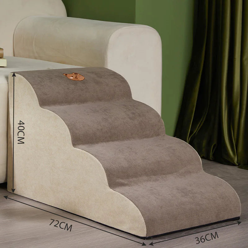 Pet stairs - Non-Slip Steps for Dogs & Cats - Pet Ladder