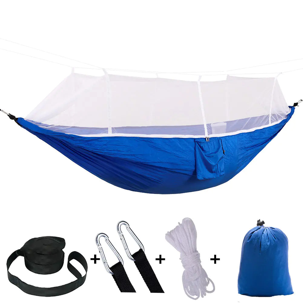 Mosquito Net Hammock -Straps & rope included! Lightweight Outdoor Hammock