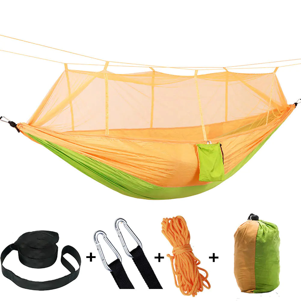 Mosquito Net Hammock -Straps & rope included! Lightweight Outdoor Hammock