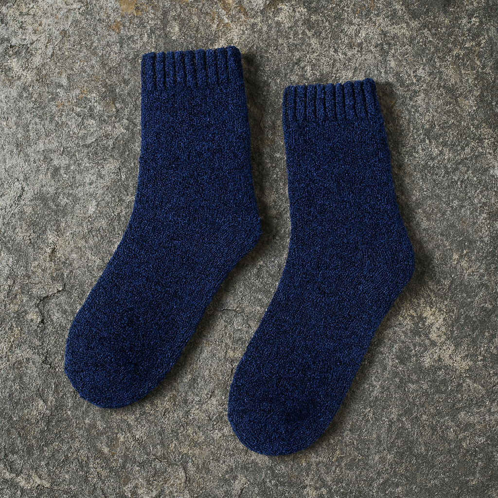 Luxury Men’s Cotton Crew Socks – Classic Fit, Reinforced Heel & Toe