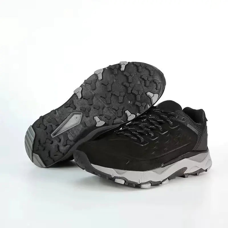 Men’s Rugged Outdoor Hiking Shoes – Waterproof, Suede, and Trail-Ready