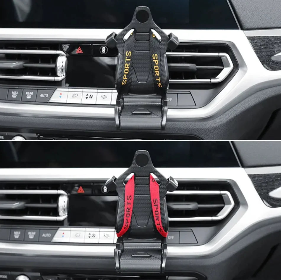 Car Phone Holder - 360° Rotatable Air Vent Clip