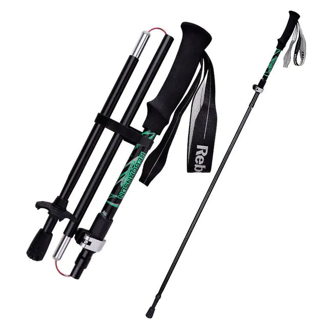 Ultra-Light Carbon Fiber Walking Pole - Telescopic Climbing Pole