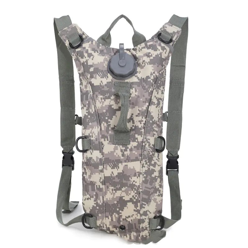 3L Tactical Hydration Pack With Bag and Drinking Hose — Water Backpack for Hiking, Running MTB, and Bicycling