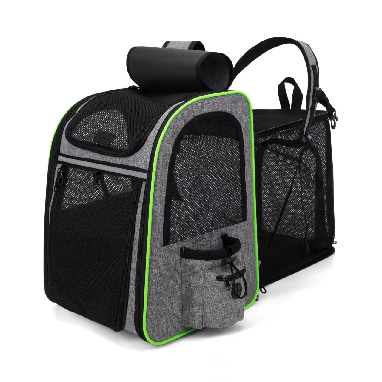 Expandable Pet Travel Backpack Carrier – Breathable, Portable & Comfortable for Cats and Dogs