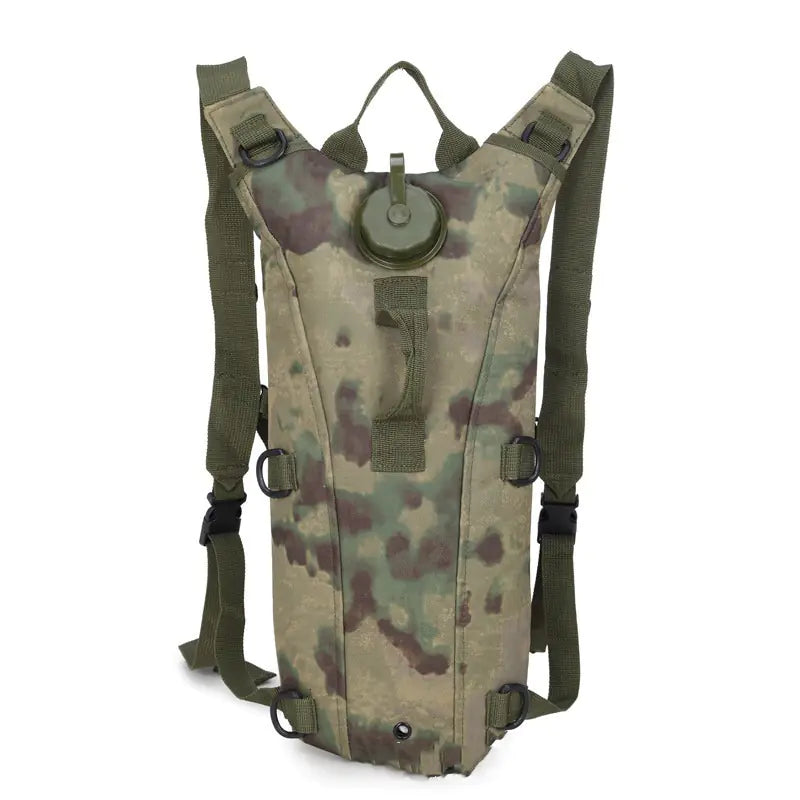 3L Tactical Hydration Pack With Bag and Drinking Hose — Water Backpack for Hiking, Running MTB, and Bicycling