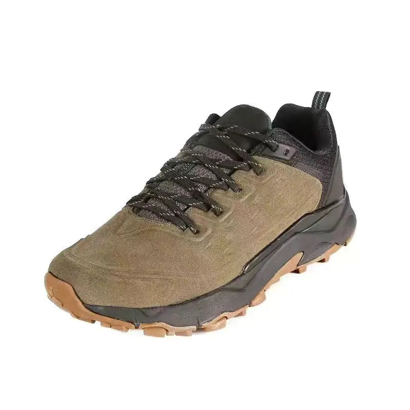 Men’s Rugged Outdoor Hiking Shoes – Waterproof, Suede, and Trail-Ready