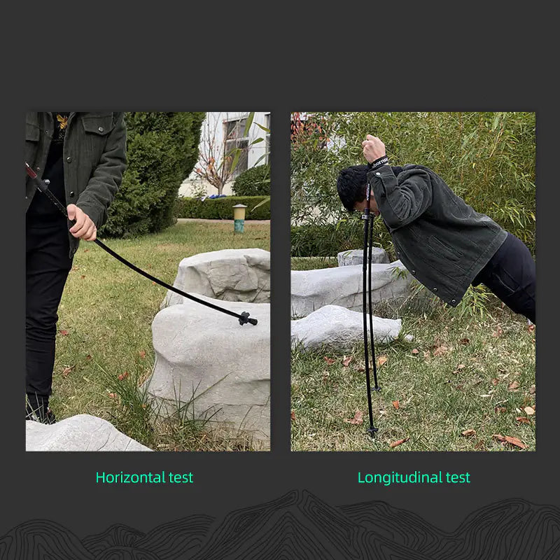 Ultra-Light Carbon Fiber Walking Pole - Telescopic Climbing Pole