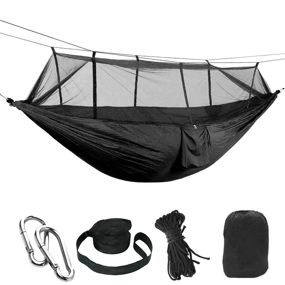 Mosquito Net Hammock -Straps & rope included! Lightweight Outdoor Hammock