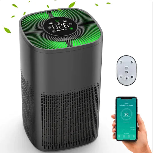 EcoHEPA Smart Air Purifier — HEPA Filtration with App & Voice Control