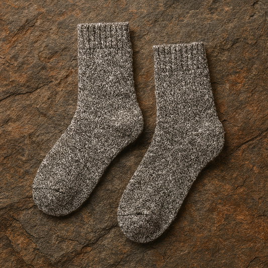 Luxury Men’s Cotton Crew Socks – Classic Fit, Reinforced Heel & Toe