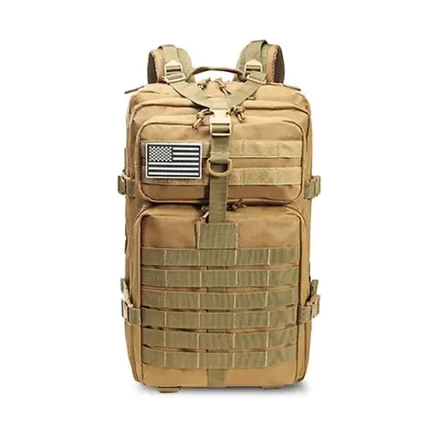 Tactical Assault Backpack – Military Grade 40L Rucksack Hydration Bladder Compartment