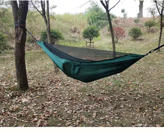 Pro Series Camping Hammock with Detachable Bug Net – Lightweight, Durable & Adventure-Ready
