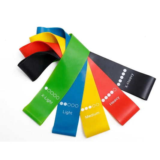 Resistance Bands - Pilates Sport Training Elastic Bands - 0.35mm-1.1mm  Indoor Outdoor Fitness