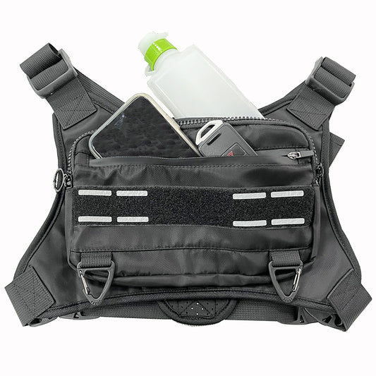 Chest Pack Outdoor Sports Backpack – Running, Hiking, Cycling, Boating & Travel