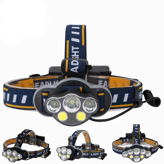 (Headlight) - USB Rechargeable High-Intensity Headlamp