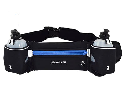 Waterproof Running Belt - Waist Bag with Bottles