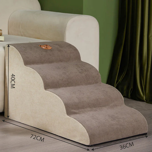 Pet stairs -  Non-Slip Steps for Dogs & Cats - Pet Ladder