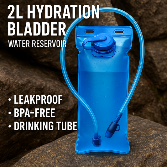 Hydration Bladder Water Reservoir – 2L Leak-Proof Bag with Drinking Tube for Hiking, Camping & Cycling