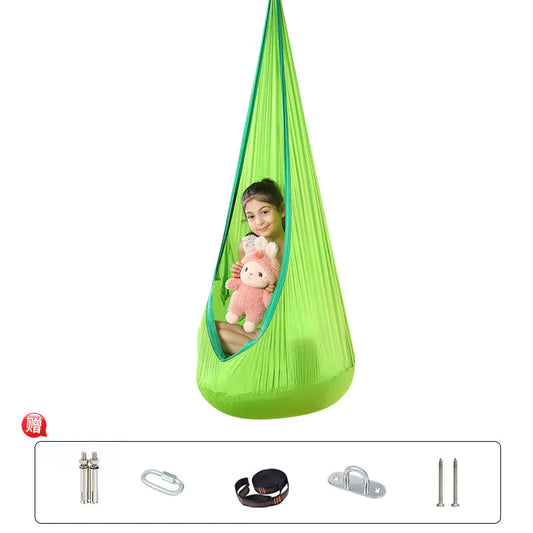 Hammock Chair Swing – Durable Hanging Chair with Cushions for Indoor & Outdoor Relaxation
