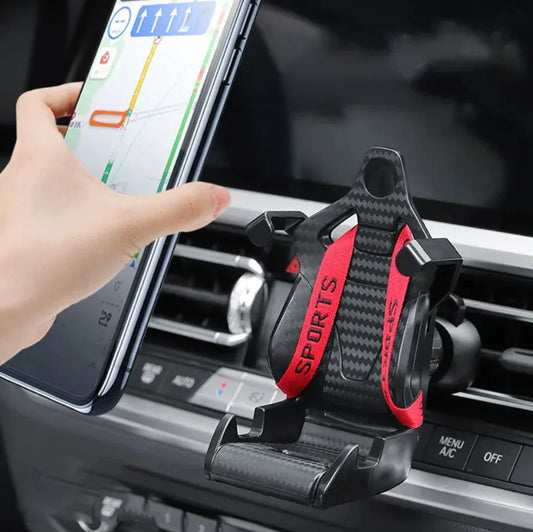 Car Phone Holder - 360° Rotatable Air Vent Clip