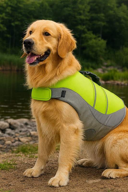 Dog Life Jacket – Reflective, Quick-Dry & Rescue-Ready (All Sizes)