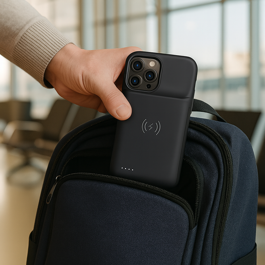 Wireless Charging Battery Case – Slim Power Bank Case for iPhone USB-C | Portable Protection & Extra Battery Life