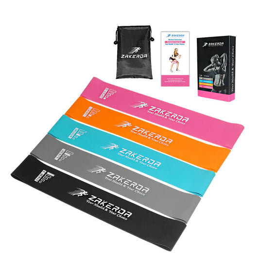 Resistance Bands - Pilates Sport Training Elastic Bands - 0.35mm-1.1mm  Indoor Outdoor Fitness